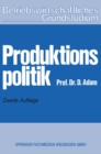 Produktionspolitik - eBook