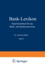 Bank-Lexikon : Handworterbuch fur d. Bank- u. Sparkassenwesen - eBook