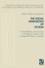 The Social Dimensions of Fiction : On the Rhetoric and Function of Prefacing Novels in the Nineteenth-Century Canadas - eBook
