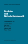 Studien- und Forschungsfuhrer : Betriebs- und Wirtschaftsinformatik - eBook