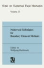 Numerical Techniques for Boundary Element Methods : Proceedings of the Seventh GAMM-Seminar Kiel, January 25-27, 1991 - eBook