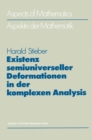 Existenz semiuniverseller Deformationen in der komplexen Analysis - eBook