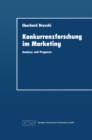 Konkurrenzforschung im Marketing : Analyse und Prognose - eBook