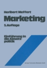 Marketing : Einfuhrung in die Absatzpolitik - eBook