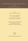 Oxathiine, Dithiine und Thiomorpholine auf Basis billiger Rohstoffe (Synthesen und Reaktionsverhalten) - eBook