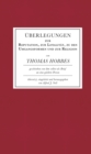 Uberlegungen zur Reputation, zur Loyalitat, zu den Umgangsformen und zur Religion : Ubersetzt, eingeleitet und herausgegeben von Alfred J. Noll - eBook