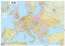 Wall map marker panel: Europe politically large format, 1:2.6 million - Book