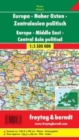 Europe - Middle East - Central Asia Map Flat in a Tube 1:5 500 000 - Book