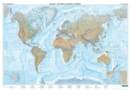 World Physical Sea Relief Map 1:35,000,000 - Book