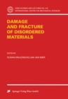 Damage and Fracture of Disordered Materials - eBook