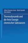 Thermodynamik und die Freie Energie Chemischer Substanzen - eBook