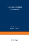 Osterreichisches Wohnrecht : Kommentar MRG und WEG - eBook