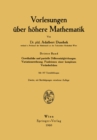 Vorlesungen uber hohere Mathematik : Gewohnliche und partielle Differentialgleichungen. Variationsrechnung. Funktionen einer komplexen Veranderlichen - eBook