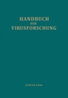 Handbuch der Virusforschung : 4. Band (III. Erganzungsband) - eBook