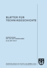 Blatter fur Technikgeschichte - eBook