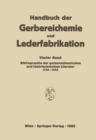 Bibliographie der gerbereichemischen und ledertechnischen Literatur 1700-1956 - eBook