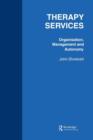 Therapy Services: Organistion - Book