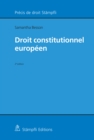 Droit constitutionnel europeen - eBook