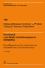 Handbuch zum Mehrwertsteuergesetz (MWSTG) : Eine Wegleitung fur Unternehmer, Steuerberater und Studierende - eBook