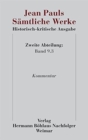 Jean Pauls Samtliche Werke. Historisch-kritische Ausgabe : Zweite Abteilung. Band 9.3: Kommentar - Book