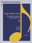 Lieder Ohne Worte II - Book