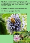 Data, facts, background and hypotheses with participatory actions about the of wild bee dying, flying insect dying and honey bee dying - and becoming extinct : the book to my webpage www.bee-leaks.com - eBook