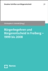 Burgerbegehren und Burgerentscheid in Freiberg - 1999 bis 2008 - eBook