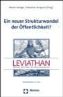 Ein neuer Strukturwandel der Offentlichkeit? : Sonderband Leviathan 37 | 2021 - eBook
