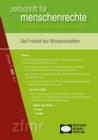 Die Freiheit der Wissenschaften : zeitschrift fur menschenrechte 2/2023 - eBook