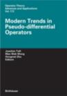 Modern Trends in Pseudo-Differential Operators - eBook