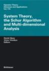 System Theory, the Schur Algorithm and Multidimensional Analysis - eBook