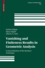 Vanishing and Finiteness Results in Geometric Analysis : A Generalization of the Bochner Technique - eBook