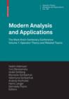 Modern Analysis and Applications : The Mark Krein Centenary Conference - Volume 1: Operator Theory and Related Topics - eBook