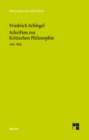 Schriften zur Kritischen Philosophie - eBook