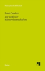 Zur Logik der Kulturwissenschaften. Funf Studien - eBook