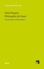 Philosophie der Dauer : Textauswahl von Gilles Deleuze - eBook