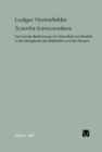 Scientia transcendens : Die formale Bestimmung der Seiendheit und Realitat in der Metaphysik des Mittelalters und der Neuzeit (Duns Scotus, Suarez, Wolff, Kant, Peirce) - eBook