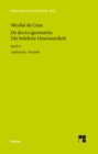 Die belehrte Unwissenheit : Liber secundus. Buch II. Zweisprachige Ausgabe - eBook