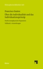 Uber die Individualitat und das Individuationsprinzip II : Funfte metaphysische Disputation. Anmerkungen. Zweisprachige Ausgabe - eBook
