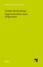 Hegel in Berichten seiner Zeitgenossen - eBook