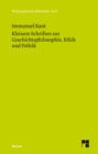 Kleinere Schriften zur Geschichtsphilosophie, Ethik und Politik - eBook