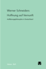 Hoffnung auf Vernunft : Aufklarungsphilosophie in Deutschland - eBook
