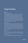 Hegel-Studien Band 20 - eBook