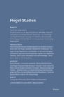 Hegel-Studien Band 21 - eBook