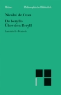 De beryllo. Uber den Beryll : Zweisprachige Ausgabe (lateinisch-deutsche Parallelausgabe, Heft 2) - eBook