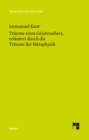 Traume eines Geistersehers, erlautert durch Traume der Metaphysik : Historisch-kritische Edition - eBook