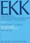Evangelisch-Katholischer Kommentar zum Neuen Testament (Koproduktion mit Patmos) : (1 Kor 6,12-11,16) - Book