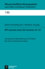 MT-Jeremia und LXX-Jeremia 25-52 : Synoptische Ubersetzung und Analyse der Kommunikationsstruktur - eBook