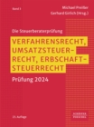 Verfahrensrecht, Umsatzsteuerrecht, Erbschaftsteuerrecht : Prufung 2024 - eBook