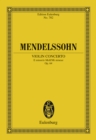 Violin Concerto E minor : Op. 64 - eBook